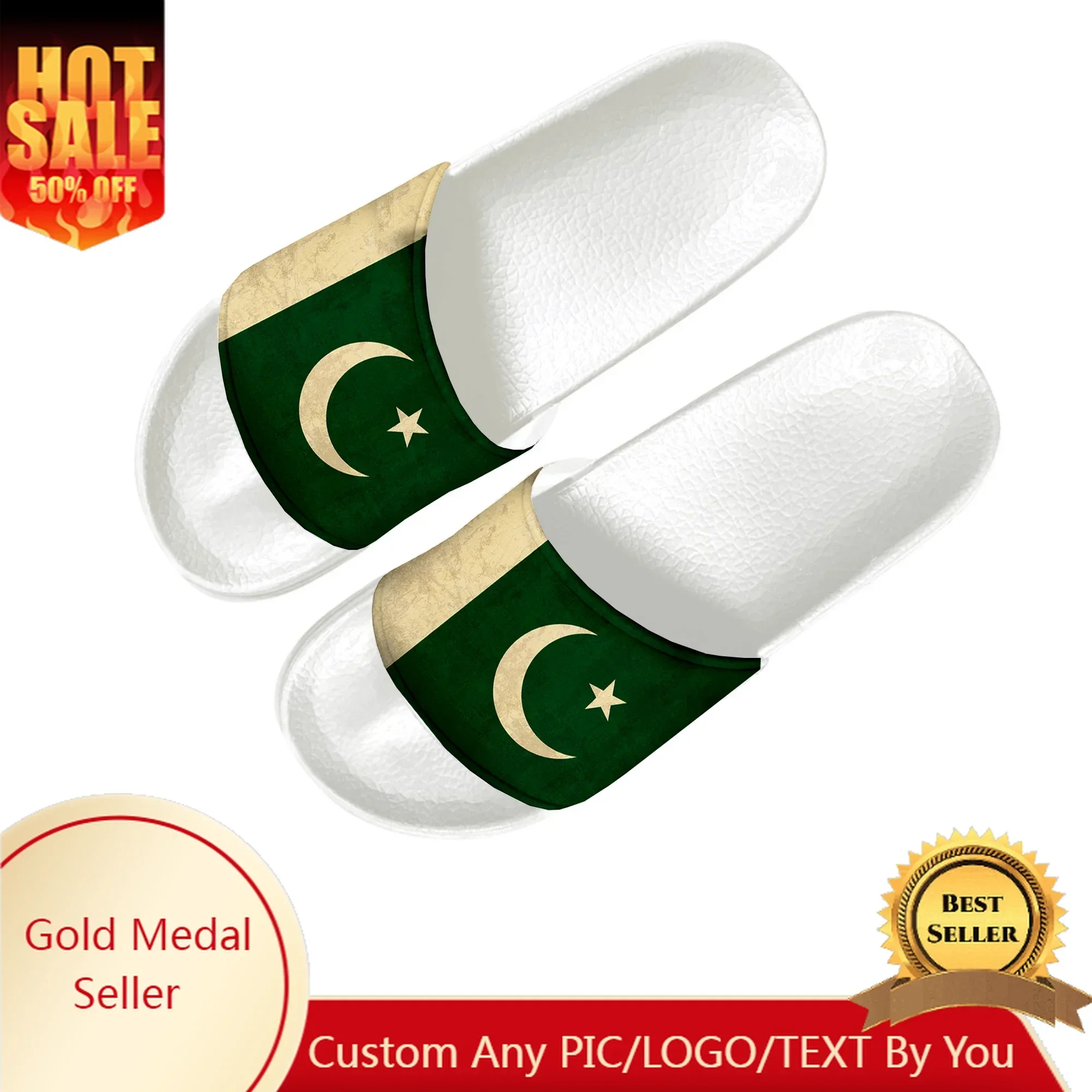 Women'S Shoes In Pakistan - Pakistani Flag Slippers Home Water Shoes