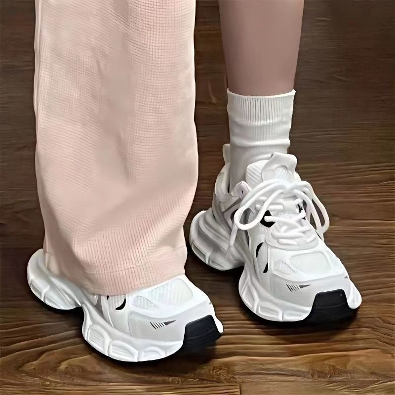 Women Shoes Qc - Women Luxary Chunky Sneakers Mesh Breathable