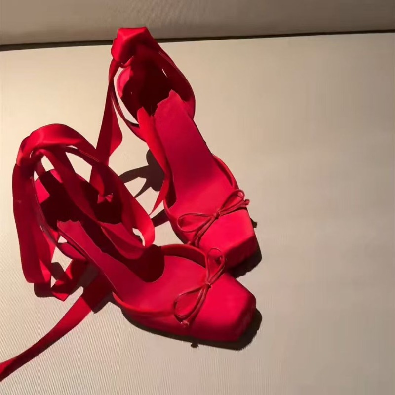 Red High-heeled Shoes, Women's - Women'S Shoes Veja ulasan dan harga