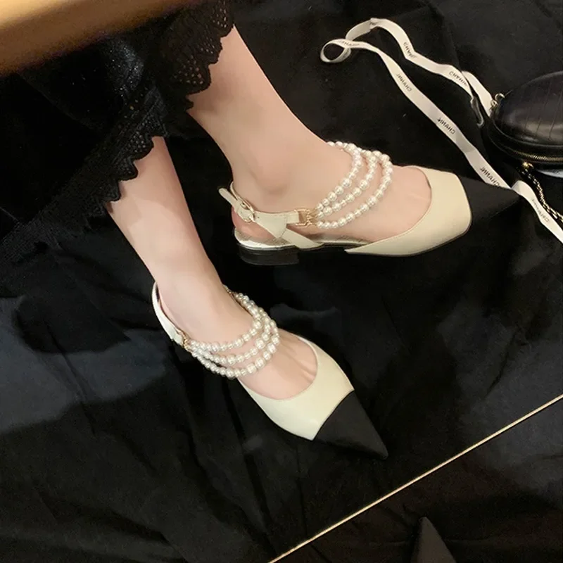 Women Pump PU Square Heels New - Low Block Heel Pump ulasan dan harga