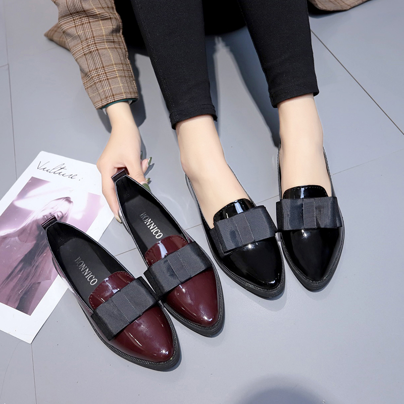 Black/ Wine Red Patent Leather - Slingback Pumps Women ulasan dan harga