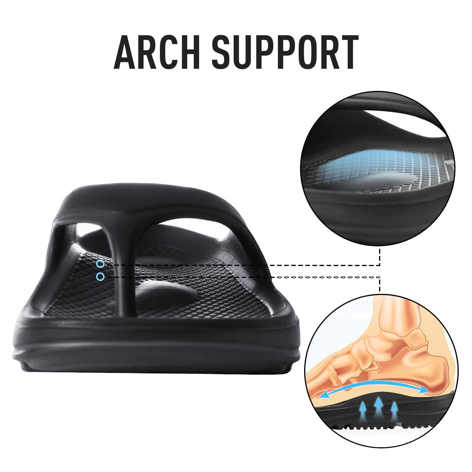 Litfun Orthopedic Flip Flops F - Women'S Shoes With Arch Support ulasan dan harga