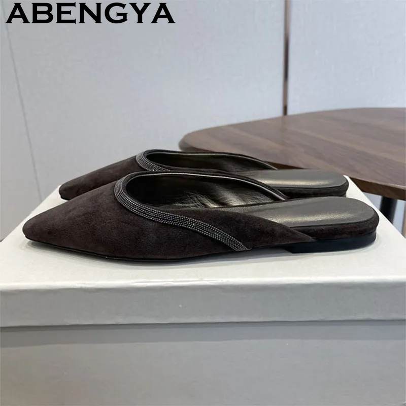 High Quality Suede Leather Poi - Kids Shoes Women ulasan dan harga