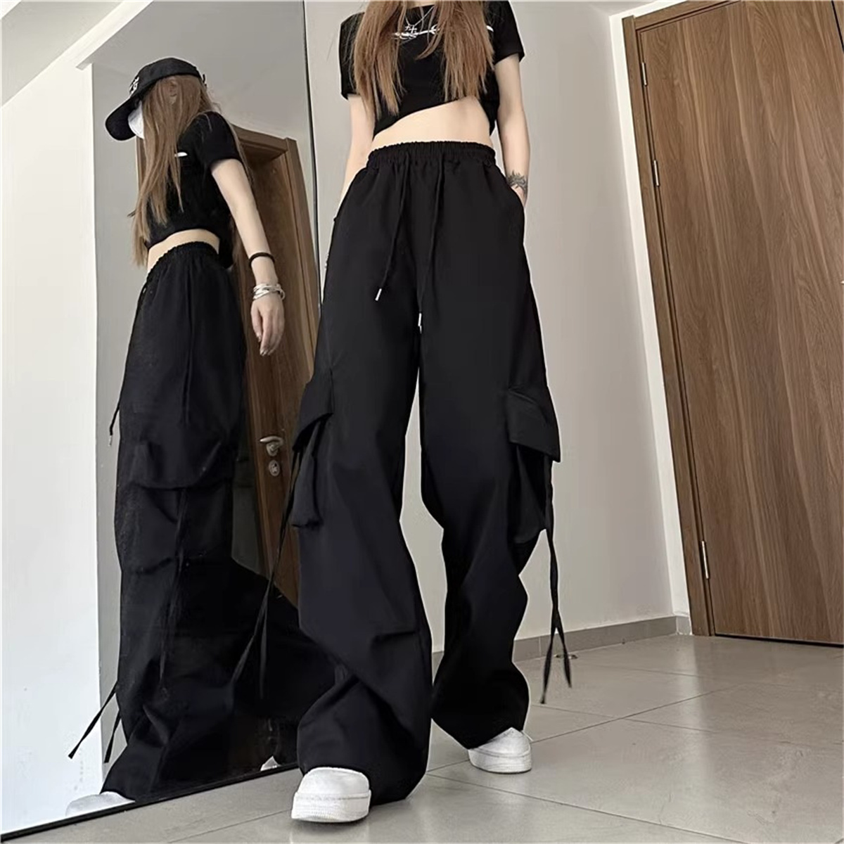 Plus Size Women Cargo Pants Hi - Women Shoes Joggers ulasan dan harga