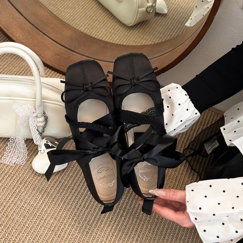 New Spring Comfortable Lace-up - Slingback Pumps Women ulasan dan harga