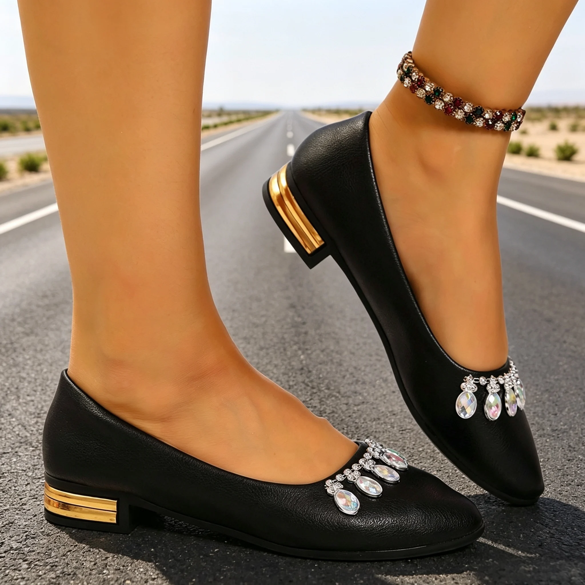Women Flats Pointed Toe Ballet - Women'S Shoes Veja ulasan dan harga