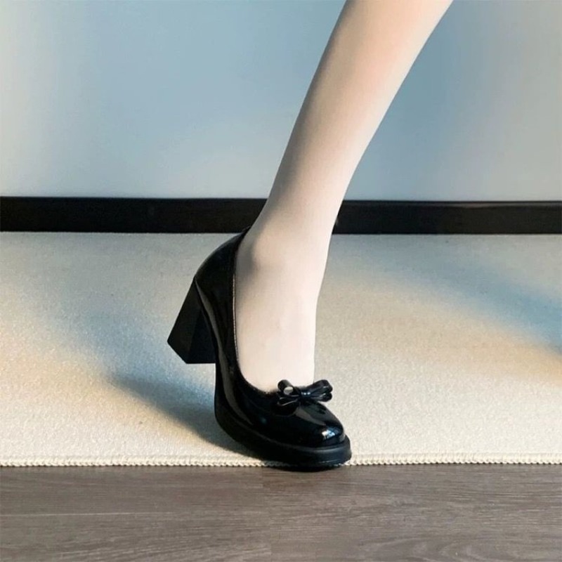 Sweet Black Platform Mary Jane - Patent Leather Pump ulasan dan harga
