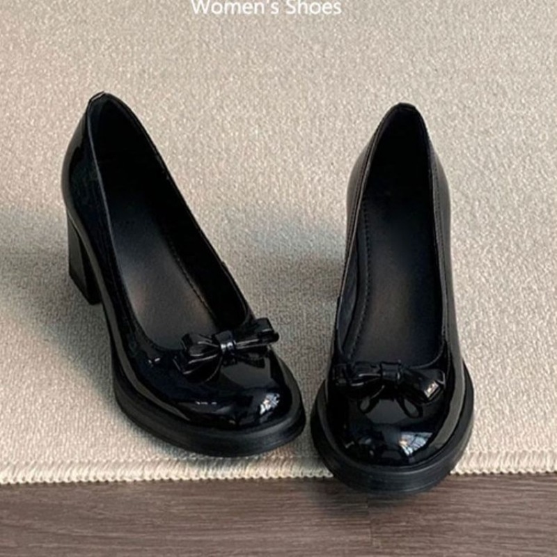 Sweet Black Platform Mary Jane - Patent Leather Pump ulasan dan harga