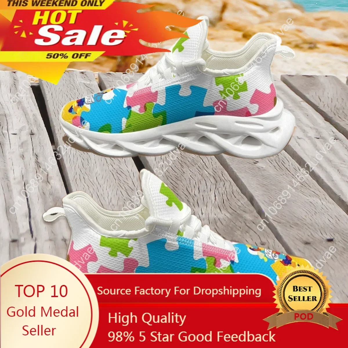 Autism Awareness Sports Runnin - Women Shoes Running ulasan dan harga