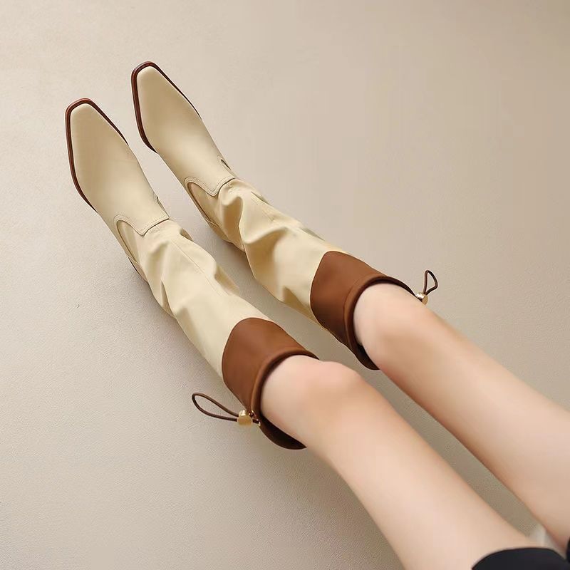Apricot Square Toe Women's Lon - Women'S Shoes Trending 2025 ulasan dan harga