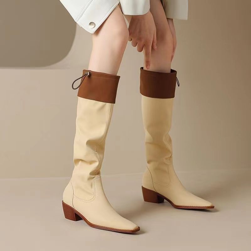 Apricot Square Toe Women's Lon - Women'S Shoes Trending 2025 ulasan dan harga