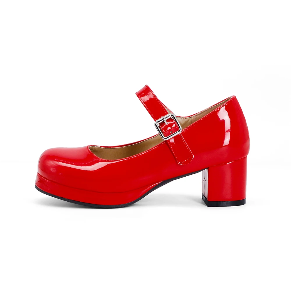 Brand New Comfortable Orange B - Patent Leather Pump ulasan dan harga
