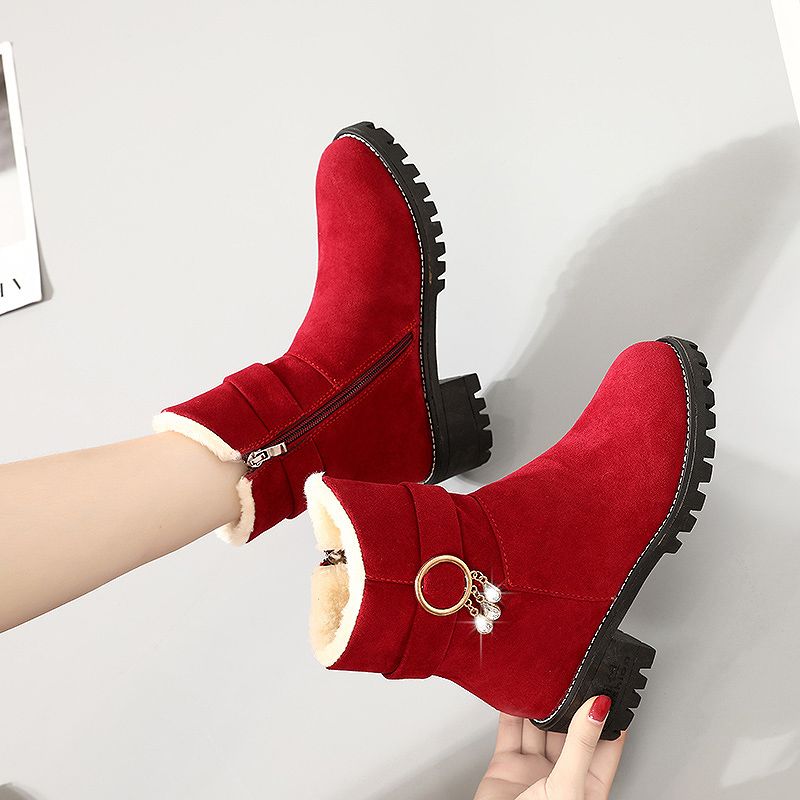 Big Red Half High Suede Tassel - Women'S Shoes Trending 2025 ulasan dan harga