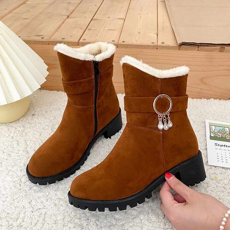 Big Red Half High Suede Tassel - Women'S Shoes Trending 2025 ulasan dan harga