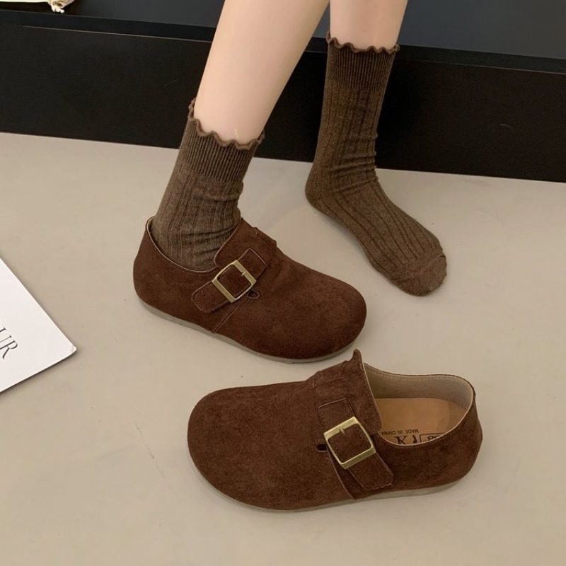 Women Suede Closed Back Birken - Slingback Pumps Women ulasan dan harga