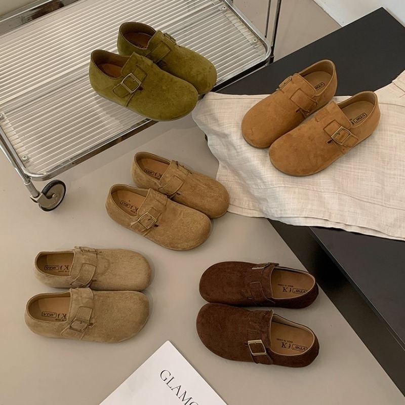 Women Suede Closed Back Birken - Slingback Pumps Women ulasan dan harga