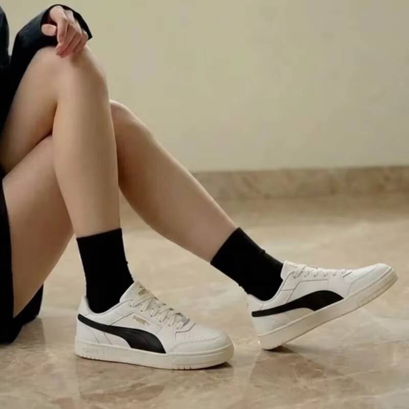 Off White Black Puma Leather S - Women'S Shoes Puma Sneakers ulasan dan harga